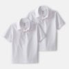 Toddler Boy 2-Pack Uniform Active Polo Shirts - White