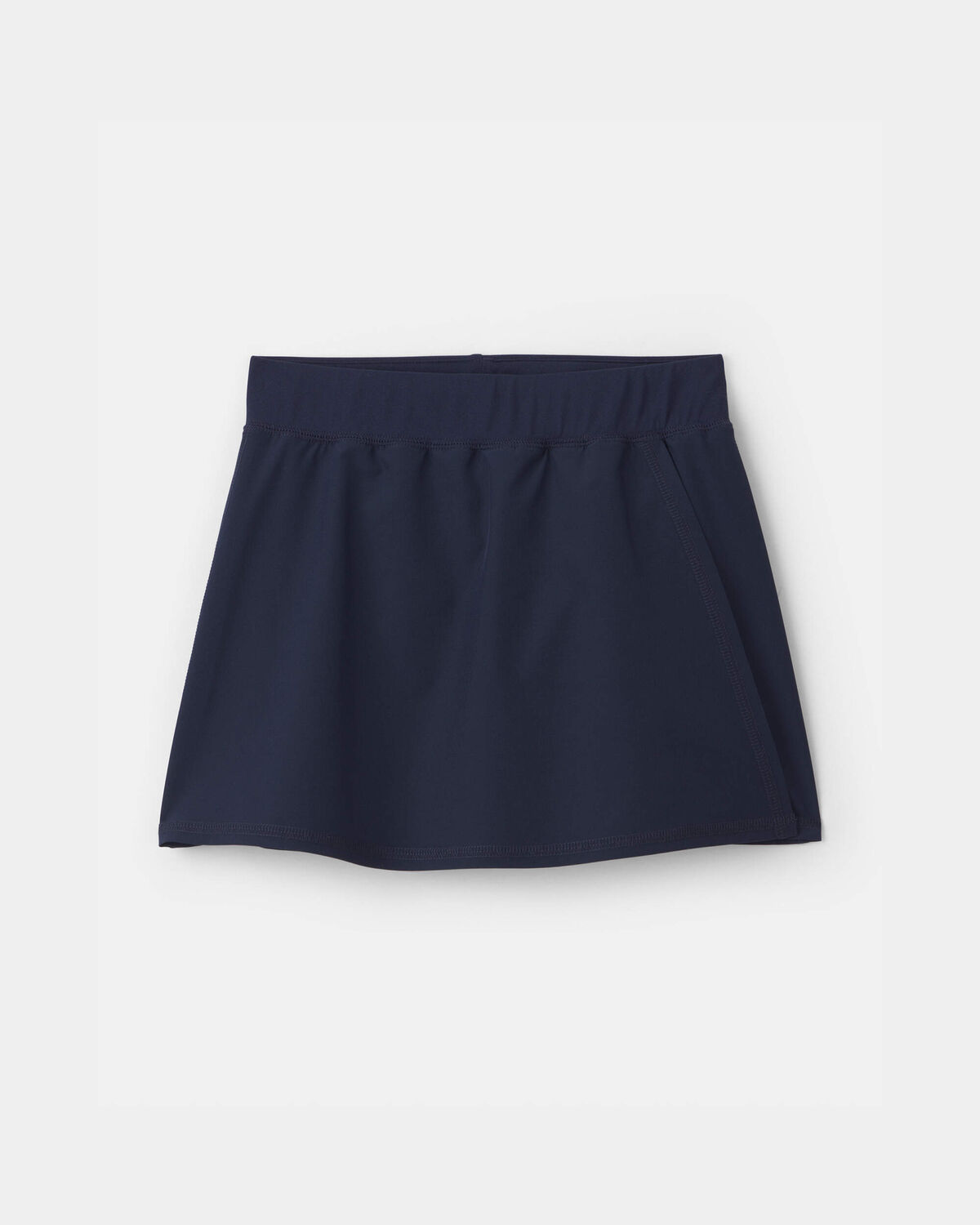 Girls 2-Pack Uniform Active Skort - Navy