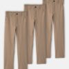 Boys 3-Pack Uniform Active Pants - Khaki 9 Boys 3-Pack Uniform Active Pants - Khaki