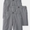 Boys 3-Pack Uniform Active Pull-On Shorts - Grey 9 Boys 3-Pack Uniform Active Pull-On Shorts - Grey