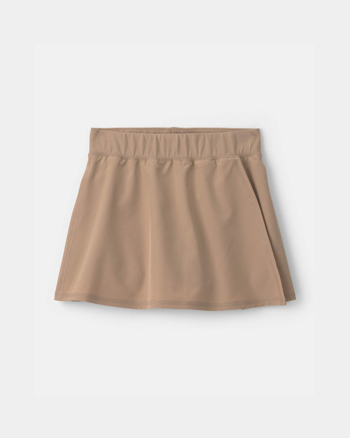 Girls 2-Pack Uniform Active Skort - Khaki