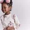 Toddler Girl Holiday Squish Character Long-Sleeve Graphic Tee - Ivory