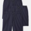 Boys 3-Pack Uniform Active Pull-On Shorts - Navy