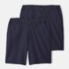 Boys 2-Pack Uniform Active Pull-On Shorts - Navy 8 Boys 2-Pack Uniform Active Pull-On Shorts - Navy