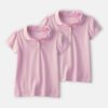 Toddler Girl 2-Pack Uniform Polo Shirts - Pink