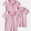 Toddler Girl 3-Pack Uniform Polo Shirts - Pink