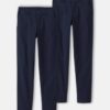 Girls 2-Pack Uniform Skinny Pants - Navy