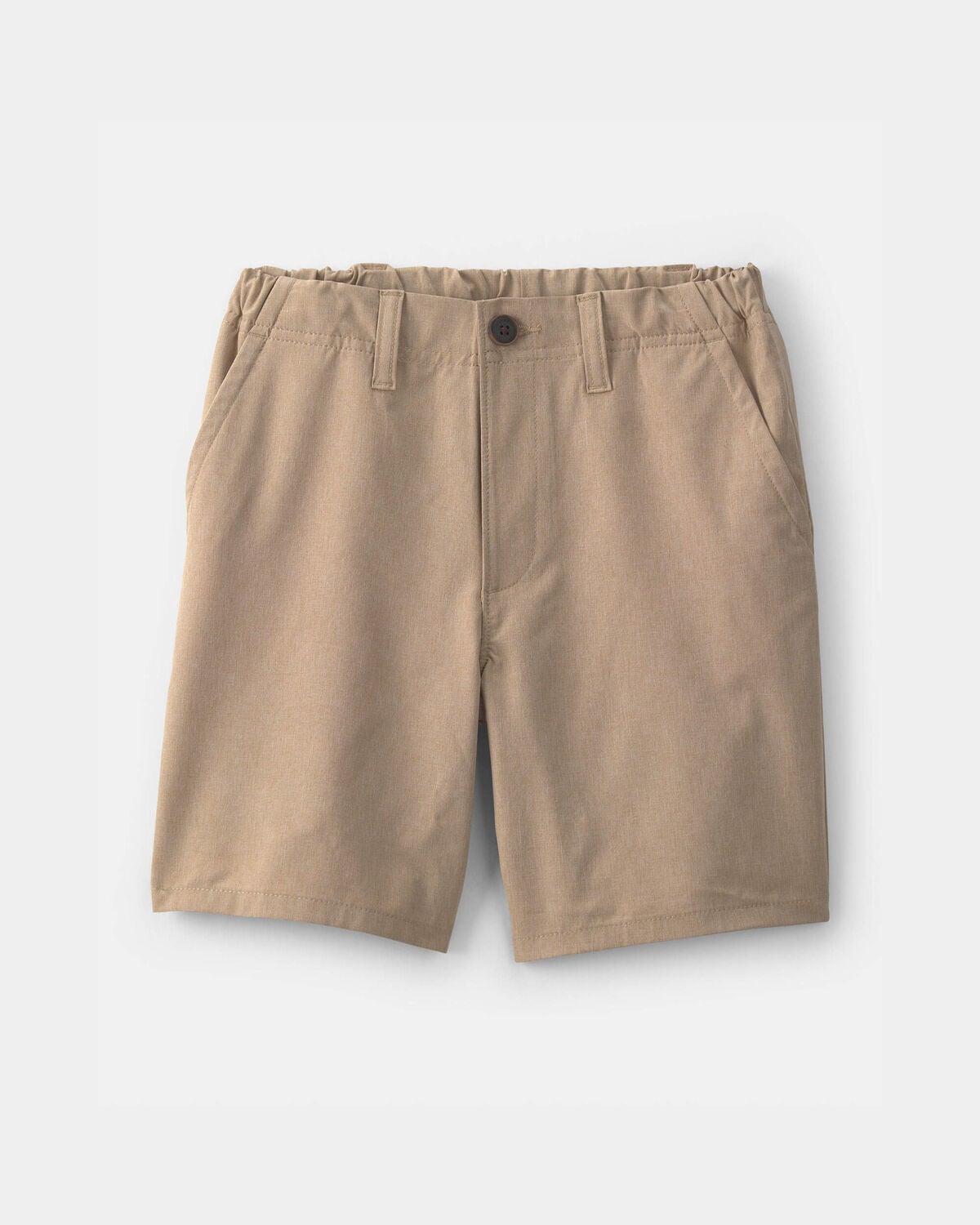 Boys 3-Pack Uniform Active Pull-On Shorts - Khaki 2 Boys 3-Pack Uniform Active Pull-On Shorts - Khaki