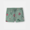 Baby Boy Veggie Fruit Shorts - Green