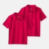 Boys 2-Pack Uniform Active Polo Shirts - Red