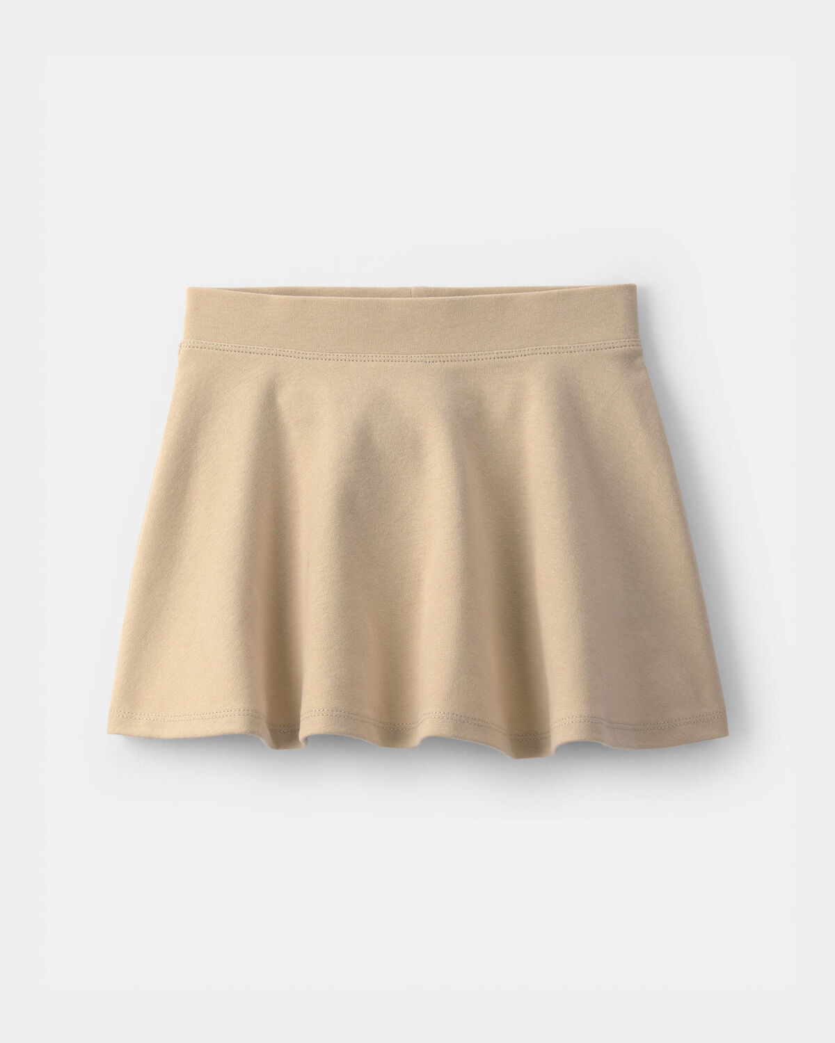Toddler Girl 2-Pack Uniform Ponte Skort - Khaki