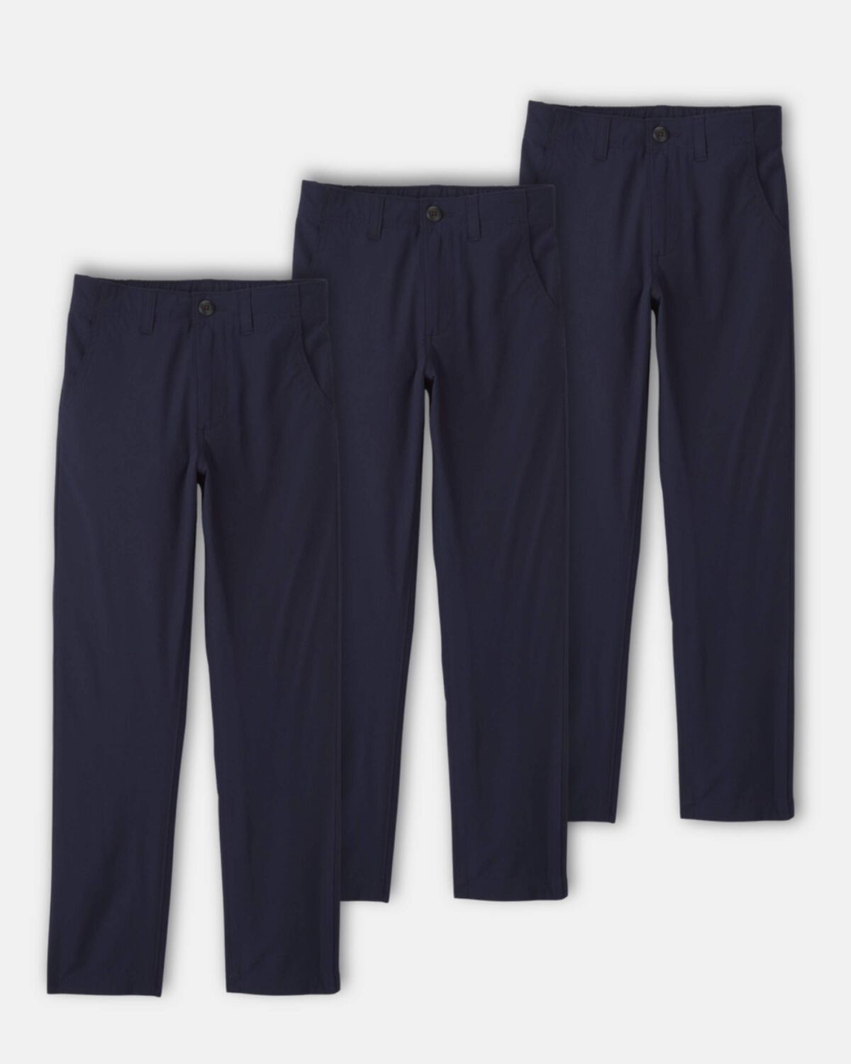Boys 3-Pack Uniform Active Pants - Navy