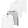Kid 4-Pack Cotton Undershirts