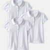 Toddler Girl 3-Pack Uniform Polo Shirts - White