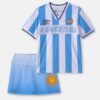 Girls 2-Piece Umbro Argentina Soccer Jersey & Skort Set - Light Blue/White