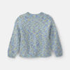 Toddler Girl Confetti Cable Knit Sweater - Blue