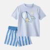 Toddler Boy 2-Piece Whale Rashguard & Swim Trunk Set - Blue