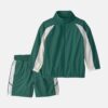 Boys 2-Piece Colorblock Active Windbreaker & Shorts Set - Green 29 Boys 2-Piece Colorblock Active Windbreaker & Shorts Set - Green