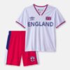 Kids 2-Piece Umbro England Soccer Jersey & Short Set - Red/Blue/White
