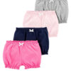 Baby 4-Pack Bubble Shorts Set