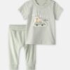 Baby 2-Piece Road Trip Graphic Tee & Pant Set - Green