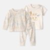 Baby 3-Piece Animal Friends Terry Layering Set - Ivory
