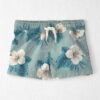 Baby Boy Recycled Swim Trunks in Blue Hibiscus 7 Baby Boy Recycled Swim Trunks in Blue Hibiscus