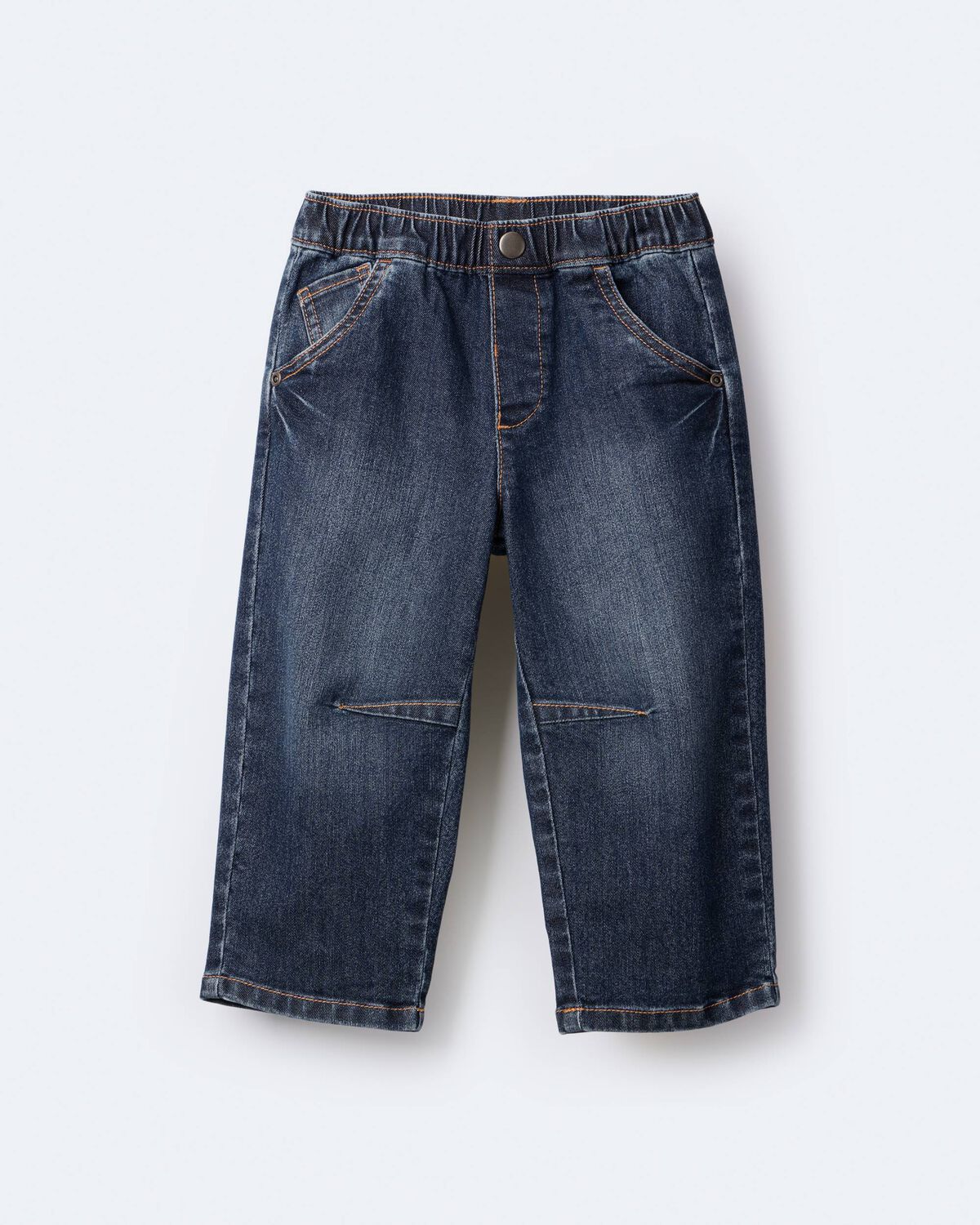 Toddler Barrel Pant in Denim - Blue 2 Toddler Barrel Pant in Denim - Blue