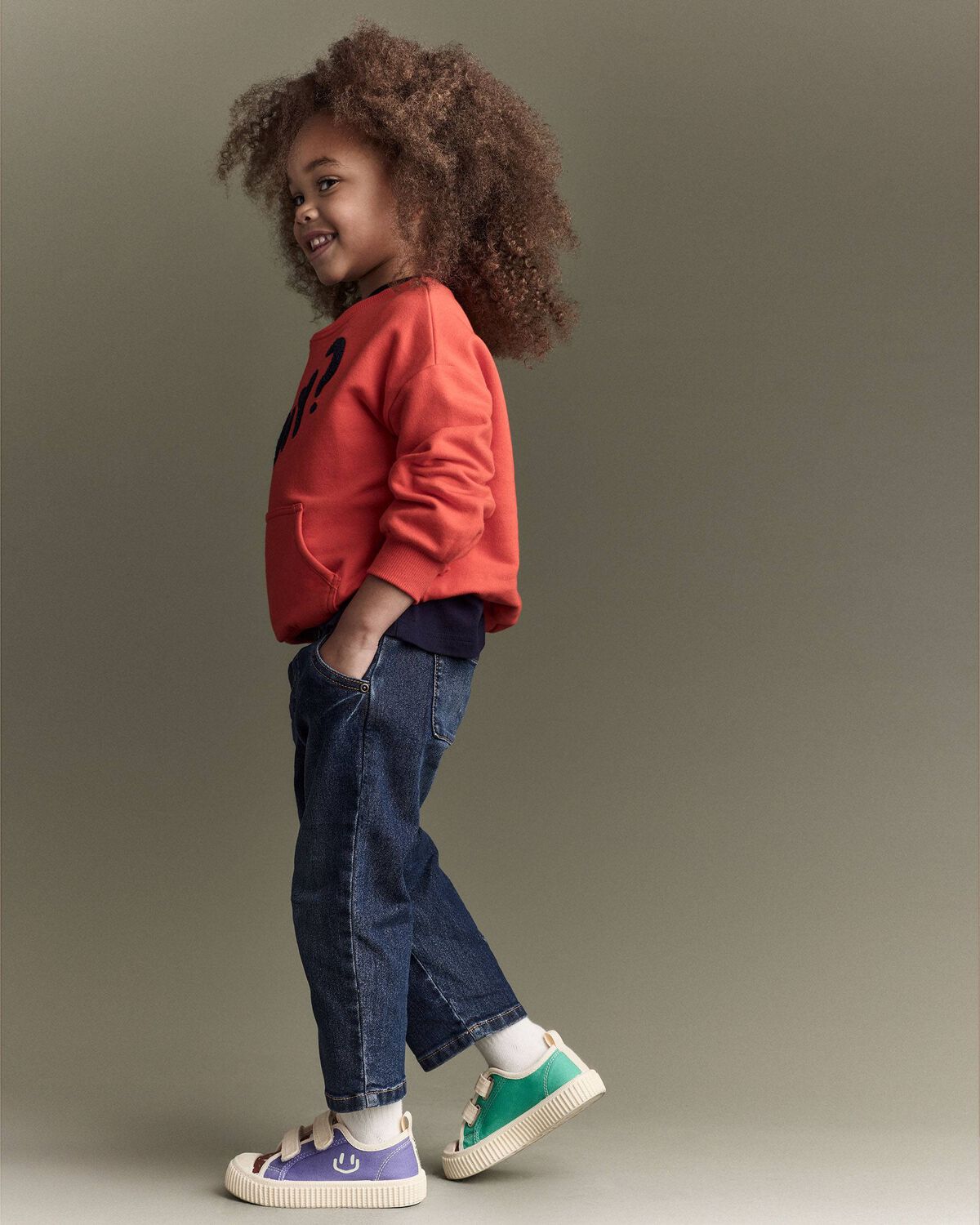 Toddler Barrel Pant in Denim - Blue 4 Toddler Barrel Pant in Denim - Blue