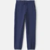 Boys Fleece Joggers - Navy Blue 6 Boys Fleece Joggers - Navy Blue