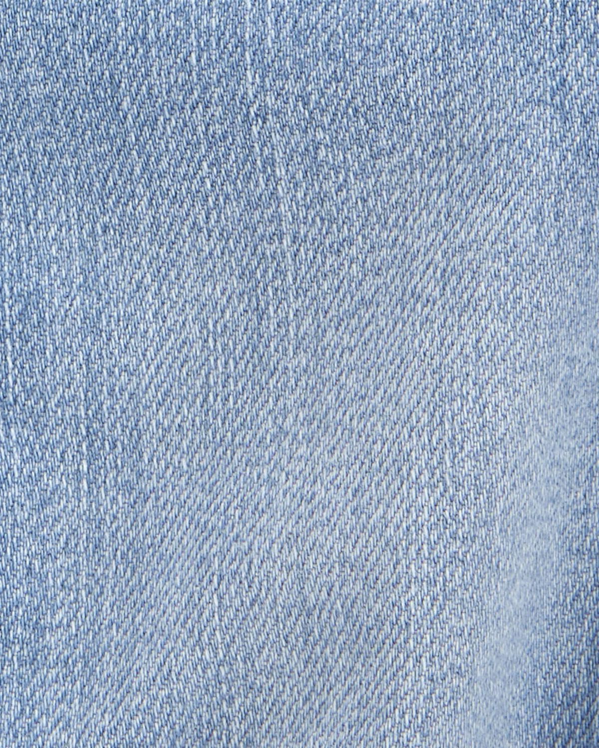 Baby Denim Bubble Romper - Blue 3 Baby Denim Bubble Romper - Blue