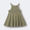 Toddler Girl Smocked Peplum Top - Olive
