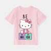 Toddler Girl Hello Kitty® "Be Nice" Short-Sleeve Graphic Tee - Pink