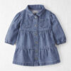 Baby Girl Organic Cotton Denim Dress
