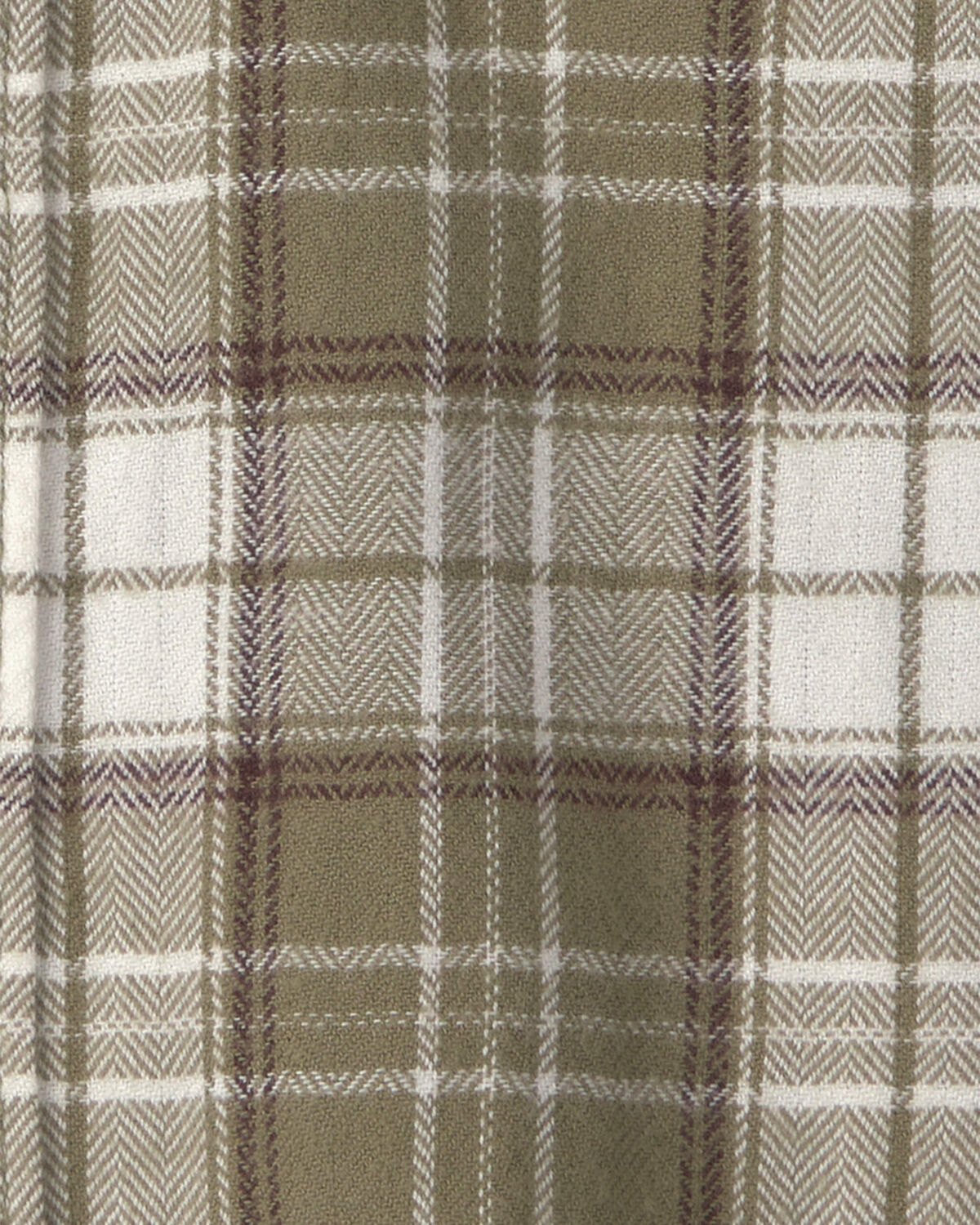 Baby Boy Organic Cotton Flannel Button-Down Shirt 3 Baby Boy Organic Cotton Flannel Button-Down Shirt