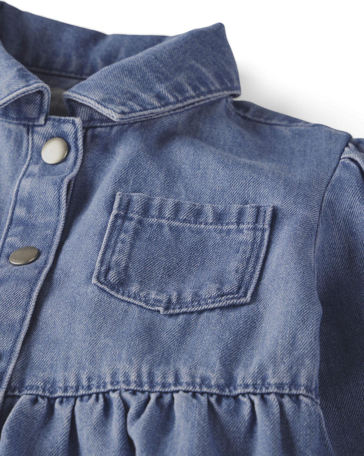 Toddler Girl Organic Cotton Denim Dress 3 Toddler Girl Organic Cotton Denim Dress