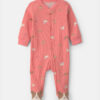 Baby Girl Dog Cotton 2-Way Zip Sleep & Play Pajamas - Coral 5 Baby Girl Dog Cotton 2-Way Zip Sleep & Play Pajamas - Coral