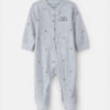 Baby Boy 'Baby Brother' Cotton 2-Way Zip Sleep & Play Pajamas - Blue