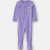 Toddler Girl 1-Piece Pets 100% Cotton Snug Fit Footed Pajama - Purple