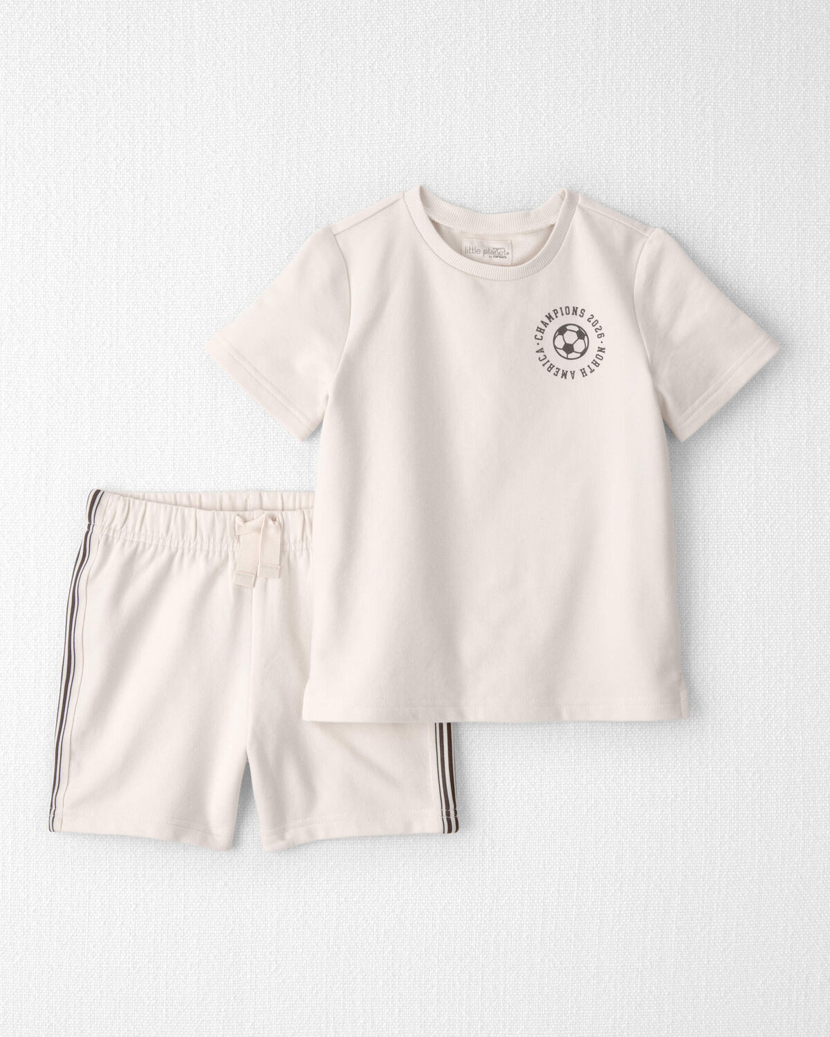 Toddler 2-Piece Organic Cotton French Terry Top & Short Set