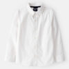 Boys Long Sleeve Button-Front Uniform Shirt - White 6 Boys Long Sleeve Button-Front Uniform Shirt - White
