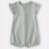 Baby Girl 'Main Squeeze' Lemon Short-Sleeve Romper - Green