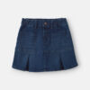 Girls Chambray Denim Skirt - Dark Wash