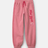 Girls 'New York' French Terry Joggers - Pink/Red