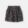 Girls Heart Twill Skirt - Black