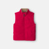 Boys Zip-Up Vest - Red