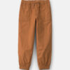 Boys Twill Joggers - Brown