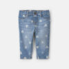 Baby Girl Heart Valentine's Day Jeans - Light Wash