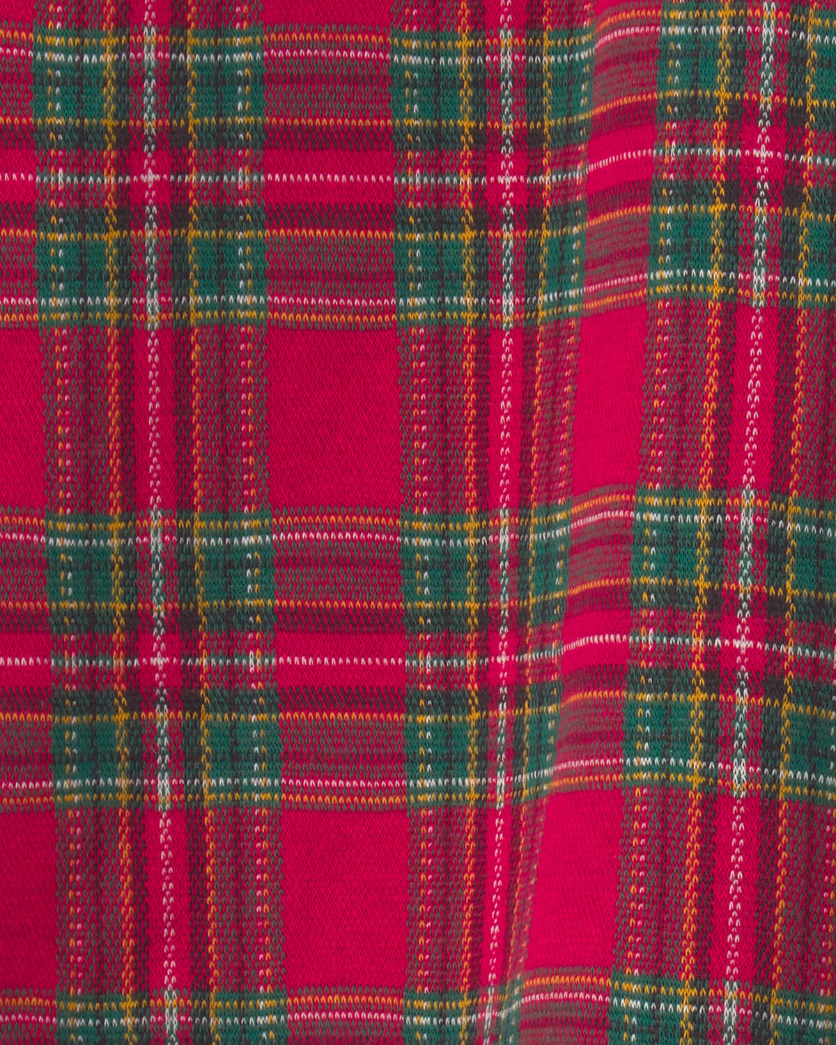 Girls Bow Plaid Skort - Red