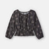 Girls Heart Long-Sleeve Top - Black